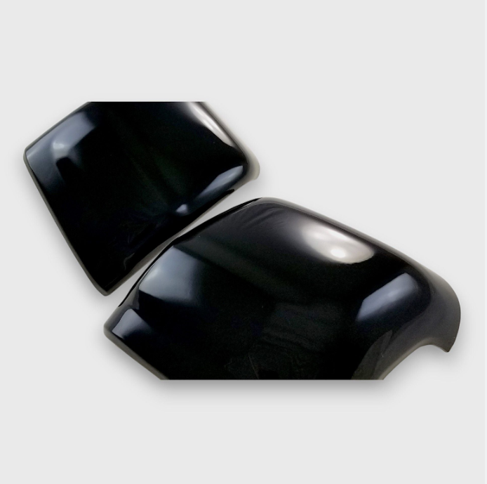Trim Illusion MC6228BLK gloss black mirror covers for 2016-2024 Nissan TITAN XD - image 3