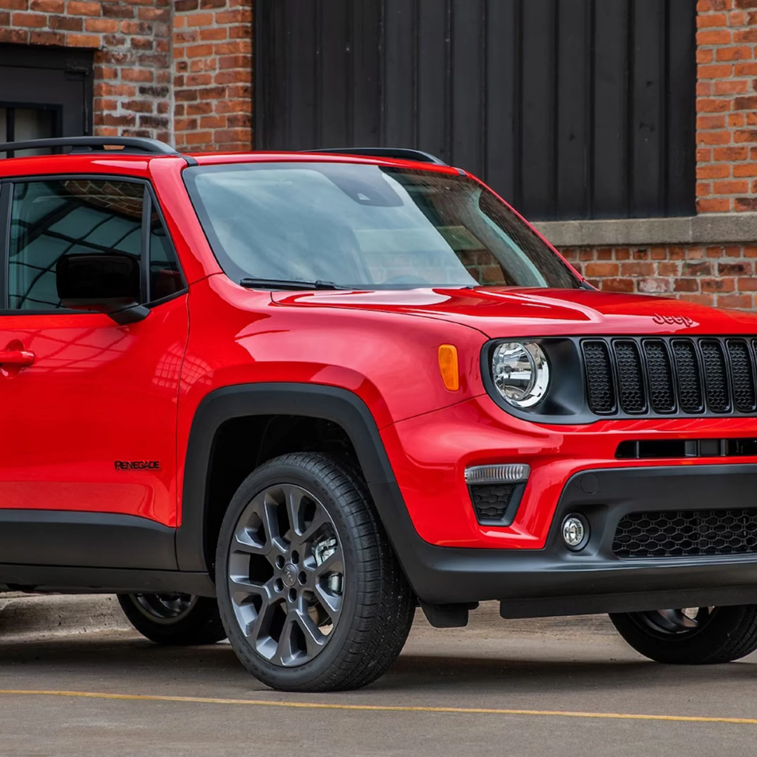 2015-23 Jeep Renegade 2 PCS No Turn Signal Full Gloss Black Tape-on Mirror Cover