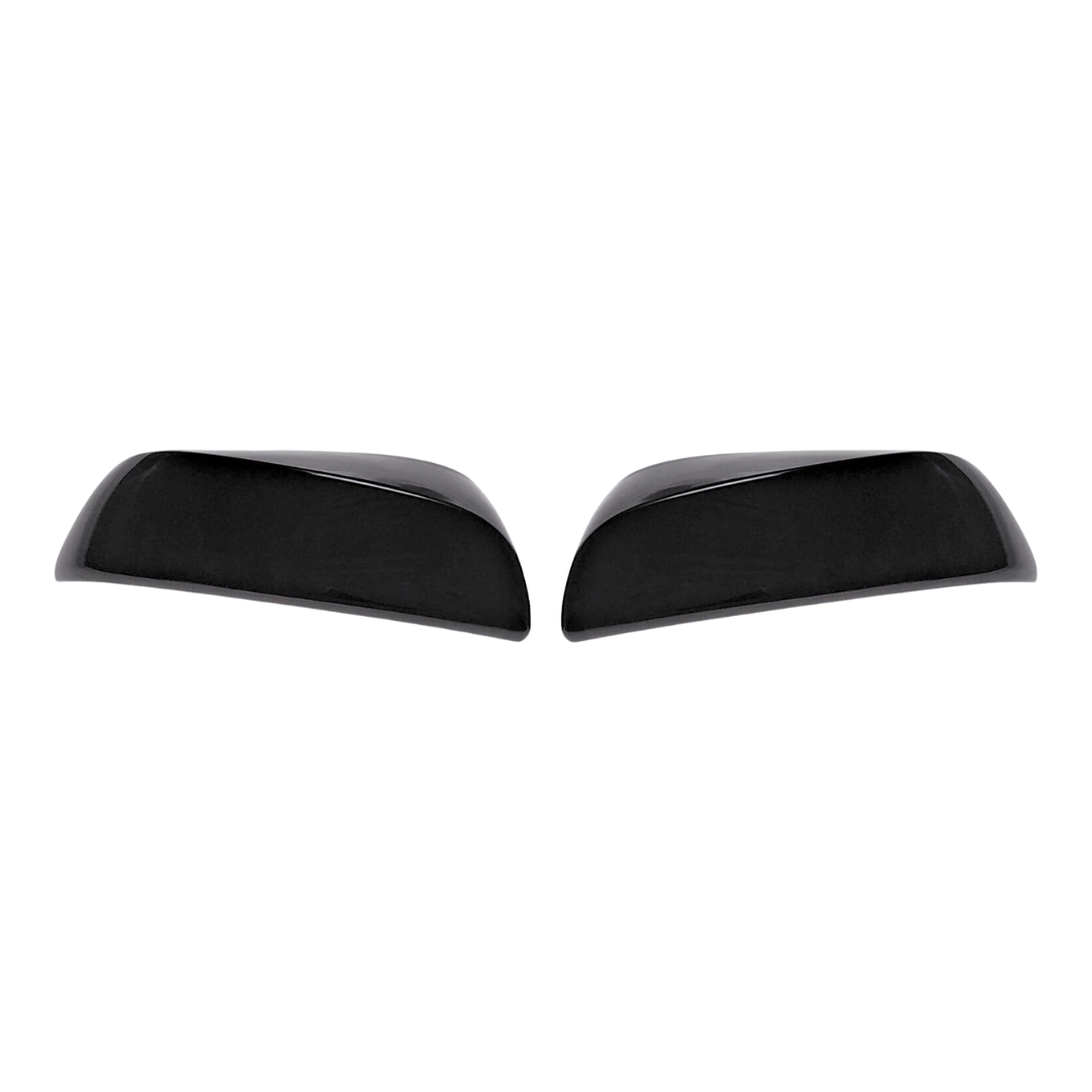 2016-23 Toyota Tacoma, 19-24 Toyota RAV4 2 PCS No Turn Signal Top Gloss Black Tape-on Mirror Cover