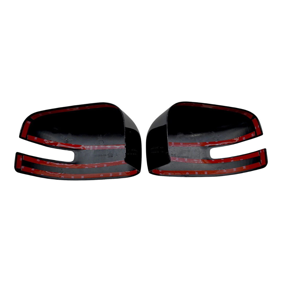 2015-23 Jeep Renegade 2 PCS With Turn Signal Full Gloss Black Tape-on Mirror Cover