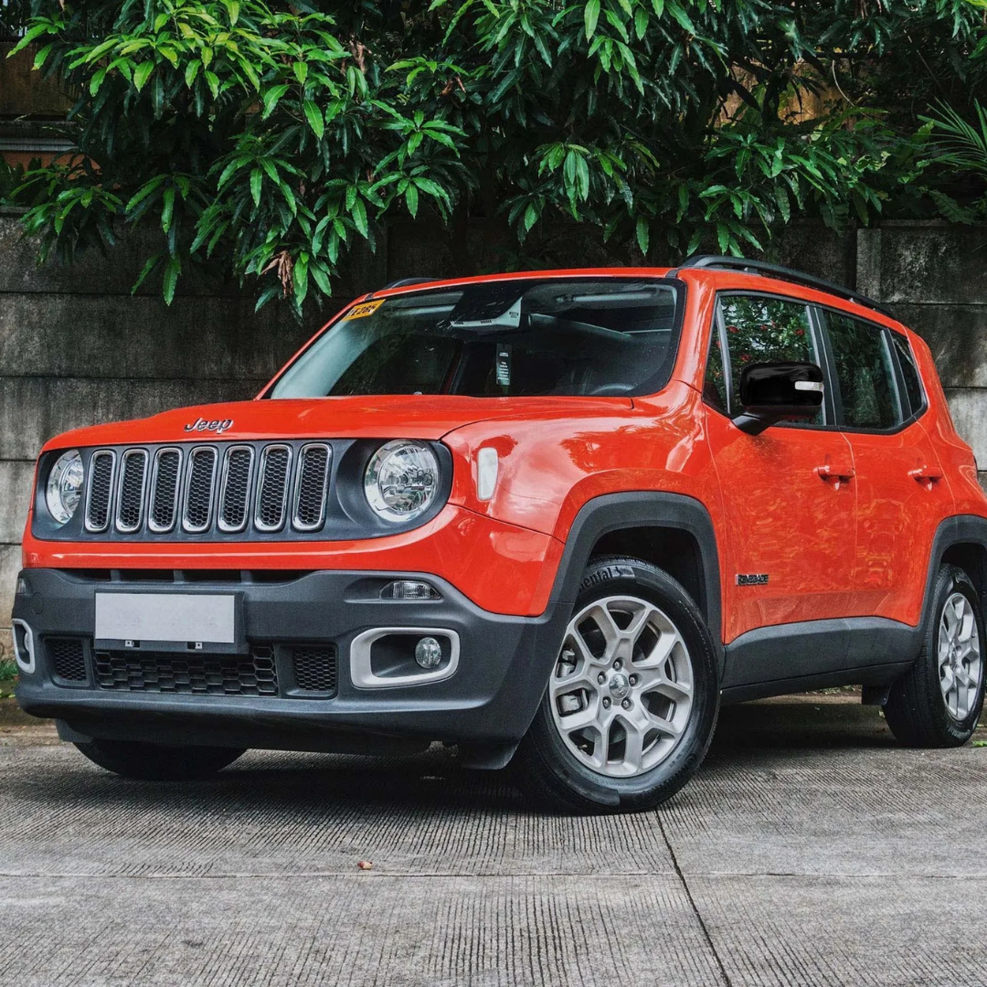 2015-23 Jeep Renegade 2 PCS With Turn Signal Full Gloss Black Tape-on Mirror Cover