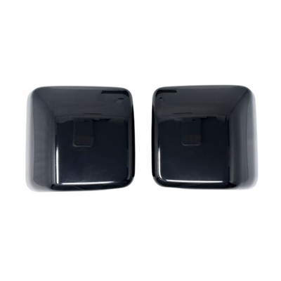 2018-2024 Jeep Wrangler, 20-24 Jeep Gladiator JL 2 PCS No Turn Signal Full Gloss Black Tape-on Mirror Cover
