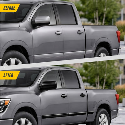 Trim Illusion MC6297BLK gloss black mirror covers for 2017-2024 Nissan TITAN - image 8