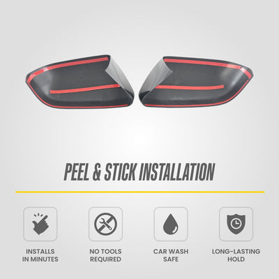 Trim Illusion MC6309BLK gloss black mirror covers for 2018-2025 Ford Expedition and Lincoln Navigator - image 9