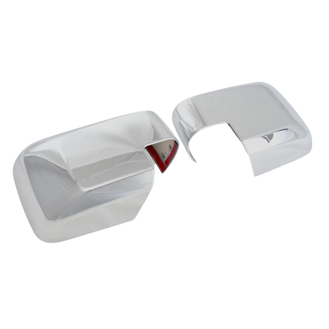 2021-24 Ford Bronco 2 PCS No Turn Signal Full Chrome Tape-on Mirror Cover