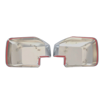 2021-24 Ford Bronco 2 PCS No Turn Signal Full Chrome Tape-on Mirror Cover