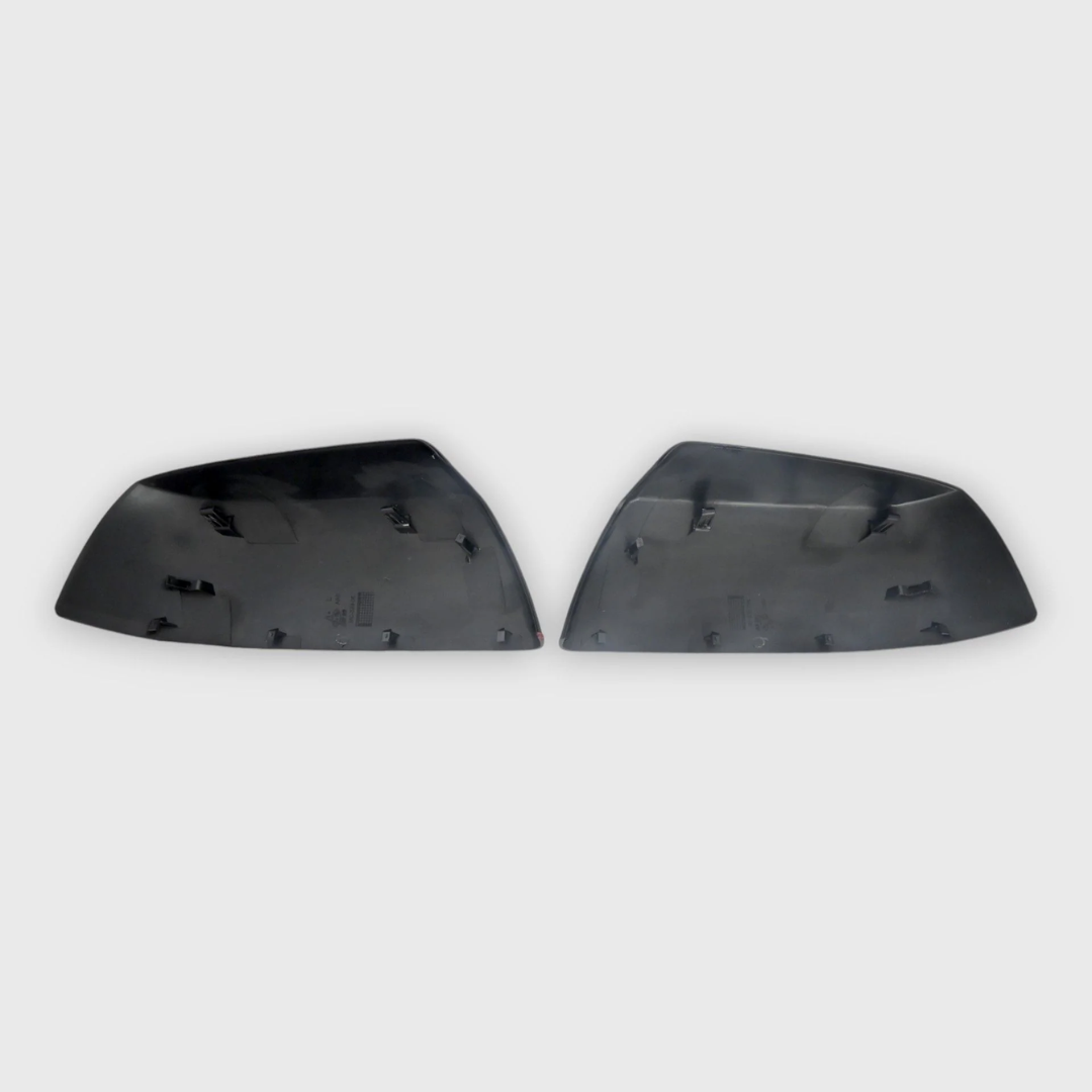 2007-22 Toyota Sequoia, 07-21 Toyota Tundra 2 PCS Top Gloss Black Replacement Mirror Cover