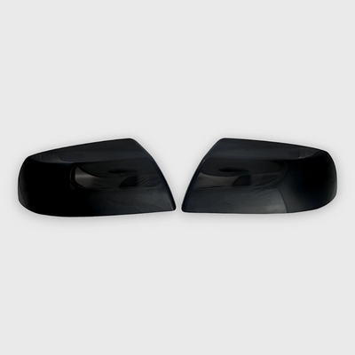 2007-22 Toyota Sequoia, 07-21 Toyota Tundra 2 PCS Top Gloss Black Replacement Mirror Cover
