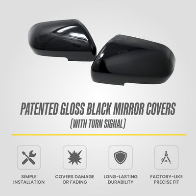 Trim Illusion MC6333BLK gloss black mirror covers for 2018-2025 Ford Expedition and Lincoln Navigator - image 15