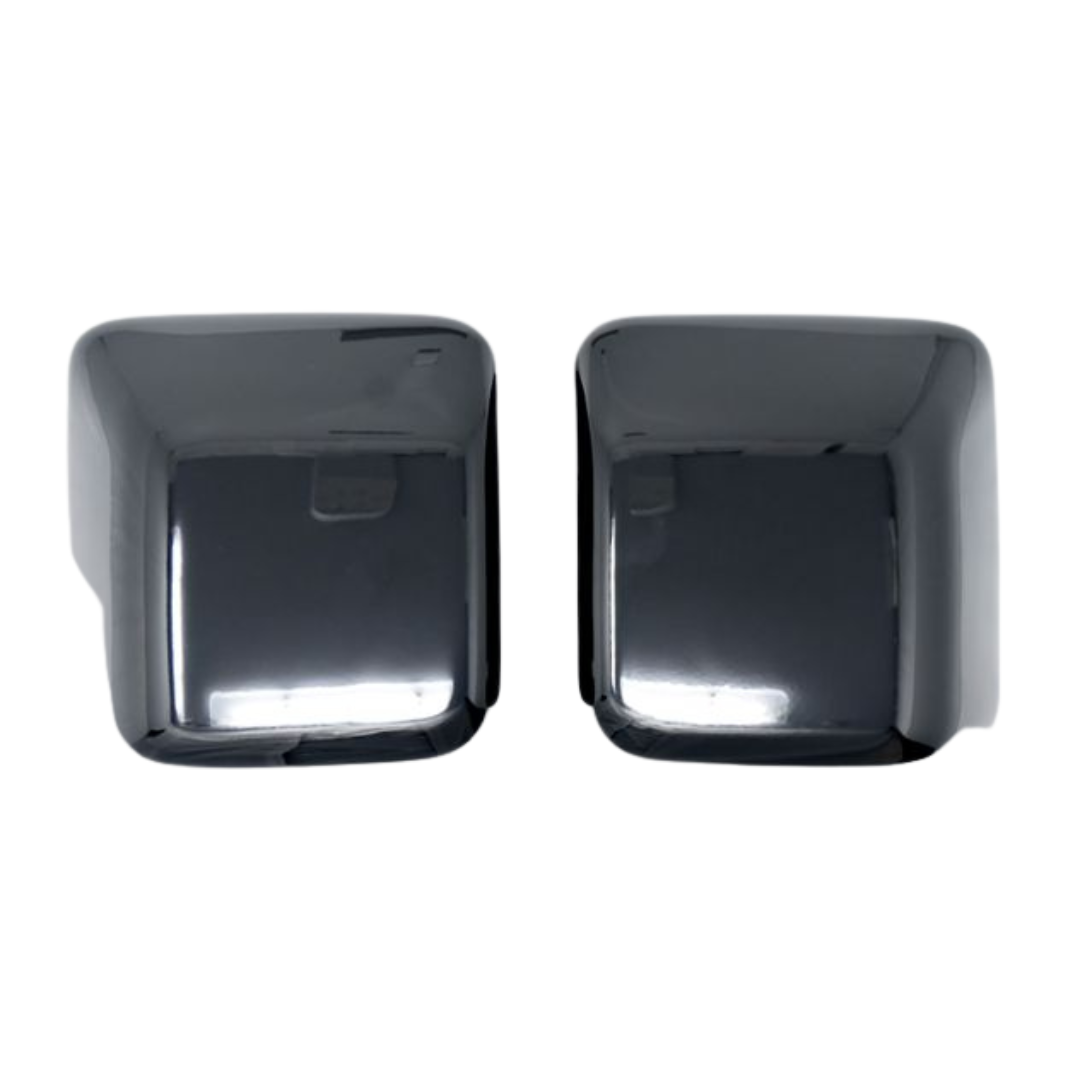 2018-2024 Jeep Wrangler, 20-24 Jeep Gladiator JL 2 PCS No Turn Signal Full Gloss Black Replacement Mirror Cover