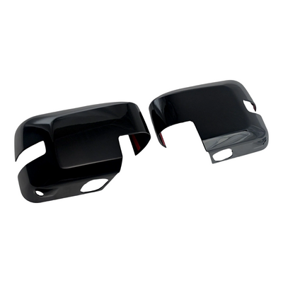 2021-24 Ford Bronco With or W/O Camera 2 PCS With Turn Signal Full Gloss Black Tape-on Mirror Cover
