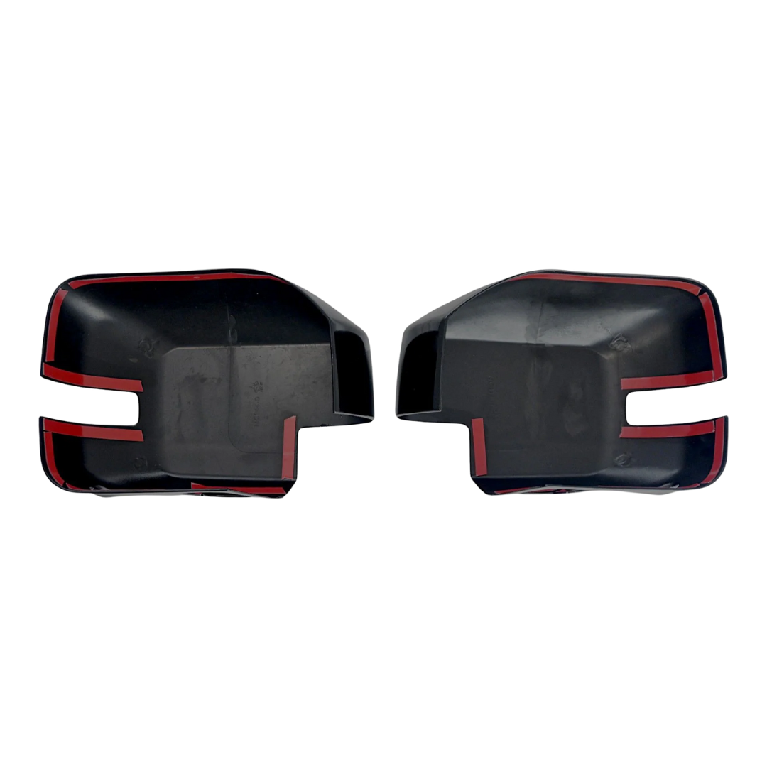 2021-24 Ford Bronco With or W/O Camera 2 PCS With Turn Signal Full Gloss Black Tape-on Mirror Cover