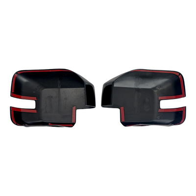 2021-24 Ford Bronco With or W/O Camera 2 PCS With Turn Signal Full Gloss Black Tape-on Mirror Cover
