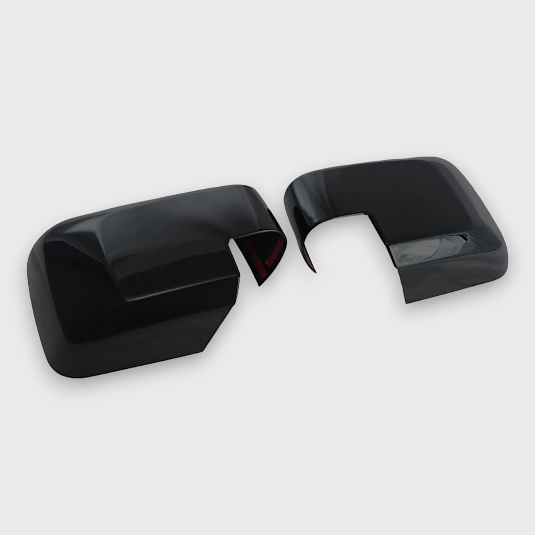 2021-24 Ford Bronco 2 PCS No Turn Signal Full Gloss Black Tape-on Mirror Cover