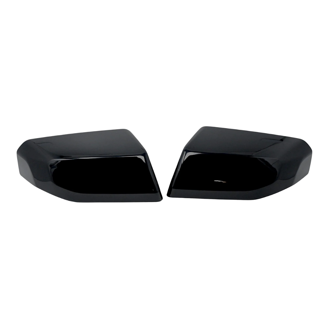 2023-24 Chevrolet Colorado, 23-24 GMC Canyon 2 PCS No Turn Signal Top Gloss Black Tape-on Mirror Cover