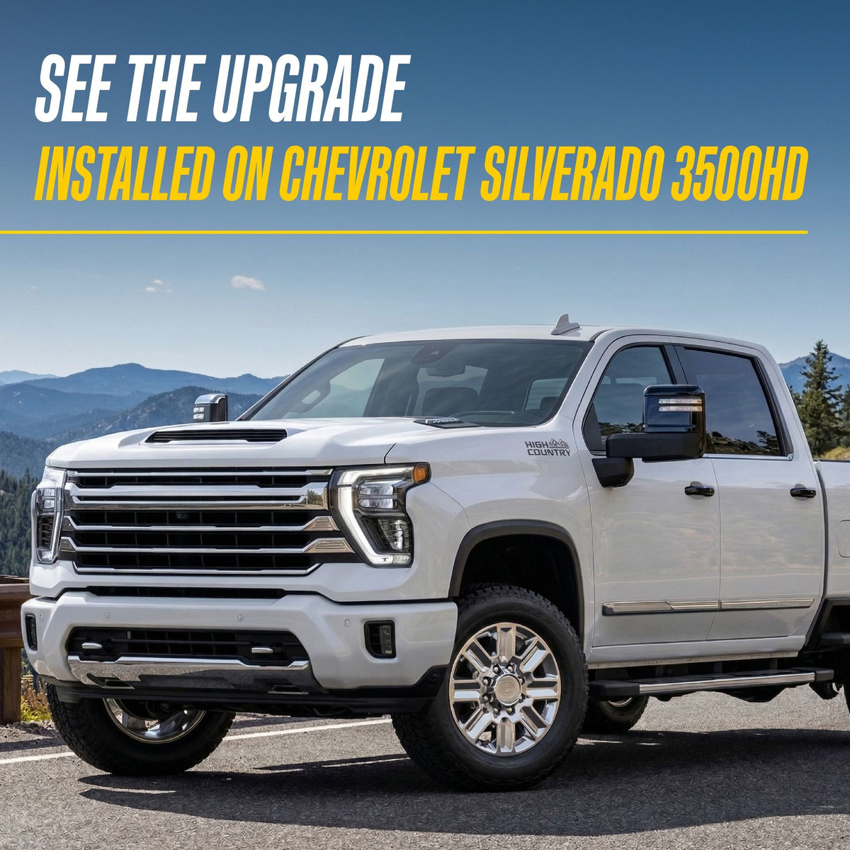 Trim Illusion MC6364BLK gloss black mirror covers for 2020-2026 Chevrolet Silverado 2500 HD, Silverado 3500 HD, GMC Sierra 2500 HD and more - image 12