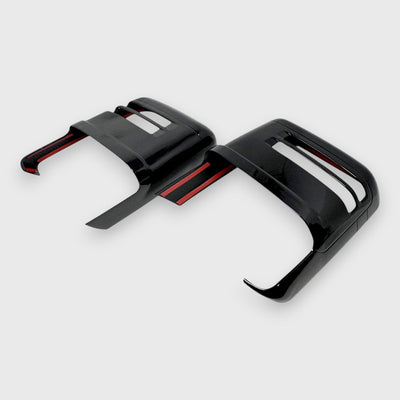 Trim Illusion MC6364BLK gloss black mirror covers for 2020-2026 Chevrolet Silverado 2500 HD, Silverado 3500 HD, GMC Sierra 2500 HD and more - image 3