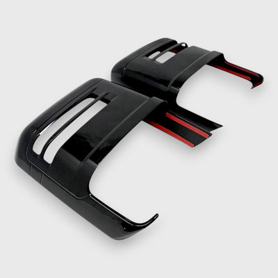 Trim Illusion MC6364BLK gloss black mirror covers for 2020-2026 Chevrolet Silverado 2500 HD, Silverado 3500 HD, GMC Sierra 2500 HD and more - image 2