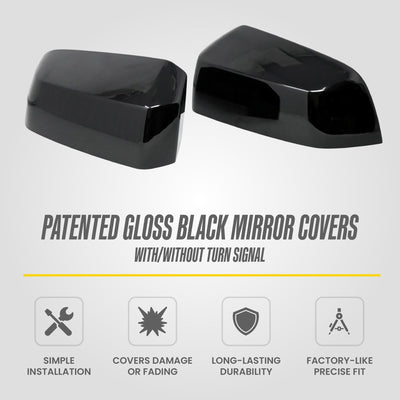 Trim Illusion MC6367BLK gloss black mirror covers for 2024-2026 Ford Ranger - image 10