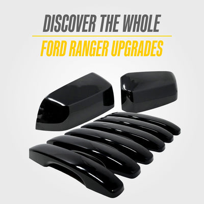 Trim Illusion MC6367BLK gloss black mirror covers for 2024-2026 Ford Ranger - image 7