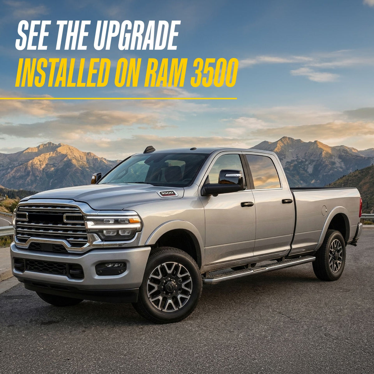 Trim Illusion MC6376BLK gloss black mirror covers for 2023-2026 Ram 3500 and Ram 2500 - image 18