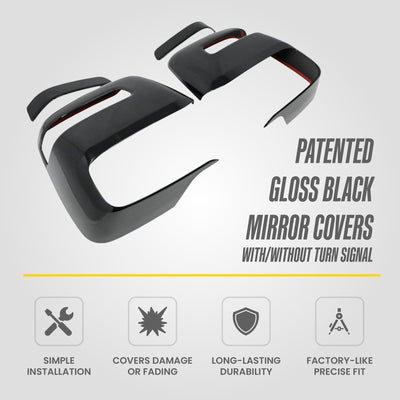 Trim Illusion MC6376BLK gloss black mirror covers for 2023-2026 Ram 3500 and Ram 2500 - image 16
