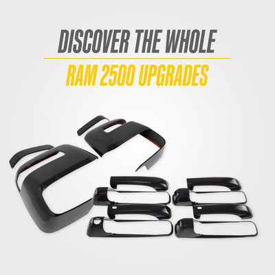 Trim Illusion MC6376BLK gloss black mirror covers for 2023-2026 Ram 3500 and Ram 2500 - image 5
