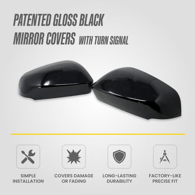 Trim Illusion MC6378BLK gloss black mirror covers for 2024-2026 Toyota Tacoma and 4Runner - image 10