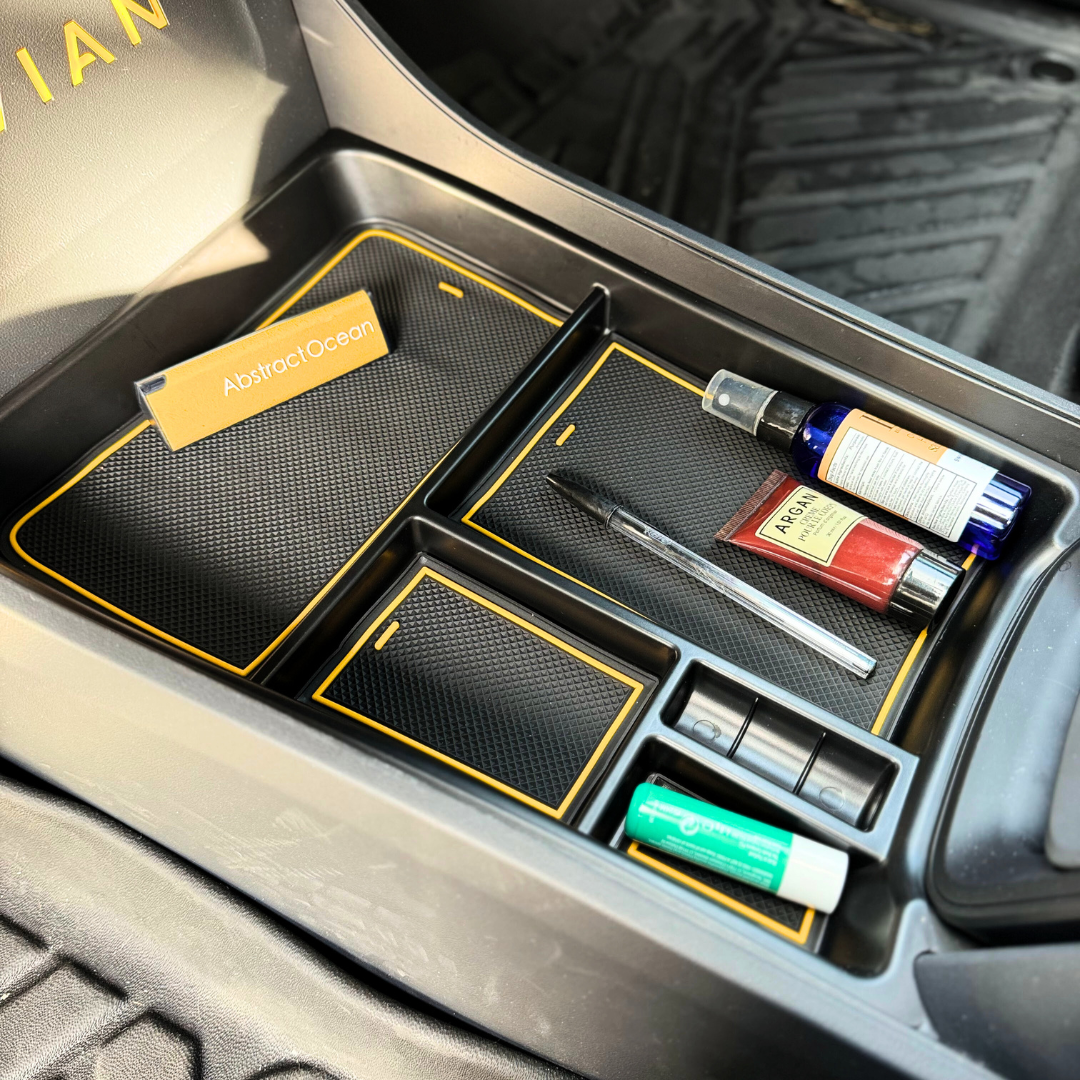 Floor Console Organizer for Rivian R1T/R1S