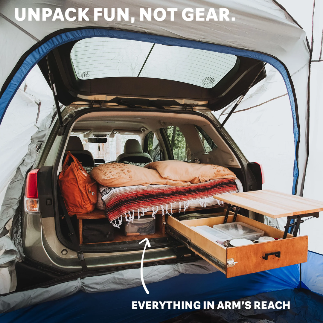 Napier Sportz SUV Tent with Screen Room – Fits Ford Explorer, Chevy Tahoe, Jeep Grand Cherokee, Toyota 4Runner & More