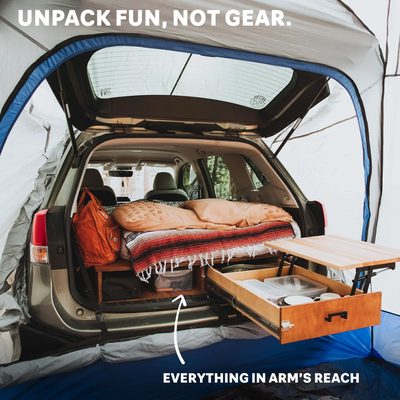 Napier Sportz SUV Tent with Screen Room – Fits Ford Explorer, Chevy Tahoe, Jeep Grand Cherokee, Toyota 4Runner & More