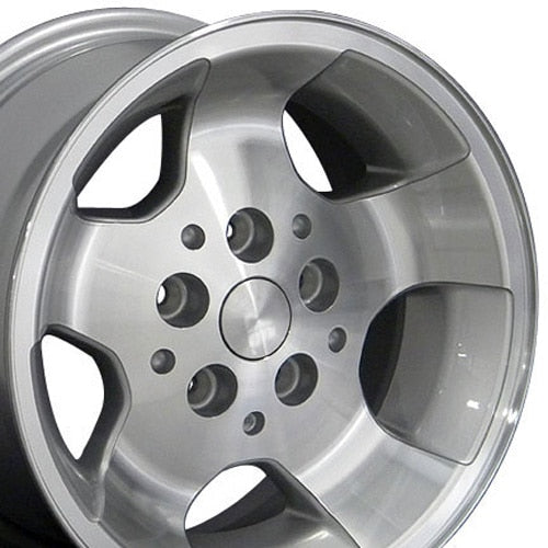 OE Wheels JP08 15x8 Gloss Silver Machined replica wheel