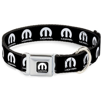MOPAR Logo Seatbelt Buckle Collar - Full Color Black White