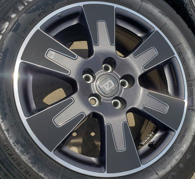 Premium Cast Black Vinyl  Decal Inlays for 2017-2020 Ridgeline 18" Wheels