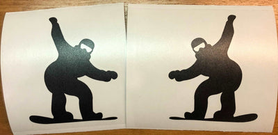 Premium Cast Matte Black Vinyl Lifestyle Decals
