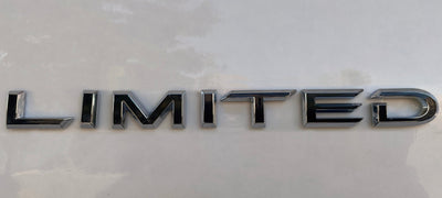 Premium Cast Vinyl Decal Letter Inlays for 2024-2025 Grand Highlander Limited Emblem