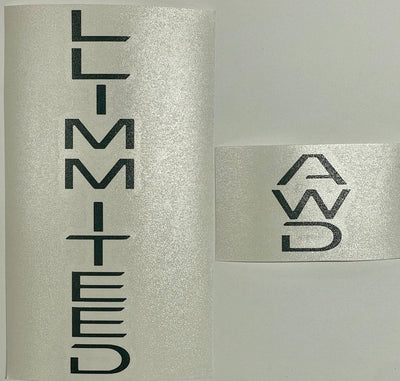 Premium Cast Vinyl Decal Letter Inlays for 2024-2025 Grand Highlander Limited Emblem