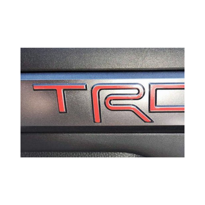 Premium Cast Vinyl Decal Letter Inlays for 2024-2025 Tacoma TRD Interior Door Emblems