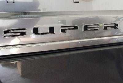 Premium Cast Vinyl Decal Letter Inserts for 2020-2025 SUPER DUTY Platinum Edition Tailgate