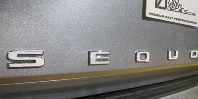 Premium Cast Vinyl Decal Letter Inserts for 2023-2025 Sequoia Liftgate