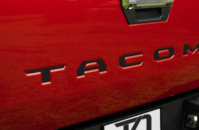 Premium Cast Vinyl Decal Letter Inserts for 2024-2025 Tacoma Tailgate