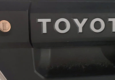 Premium Cast Vinyl Decal Letter Inserts for 2024-2025 Tacoma Tailgate Handle