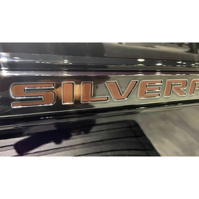 Premium Cast Vinyl Decal Letters for 2019-2025 Silverado Fender and Tailgate Emblems