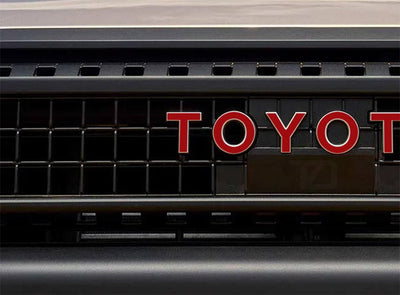 Premium Cast Vinyl Decal Letters for 2024+ Land Cruiser Grille