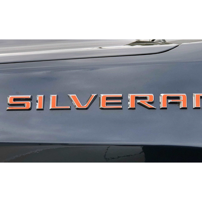Premium Cast Vinyl Decal Letters for 2019-2025 Silverado Fender and Tailgate Emblems