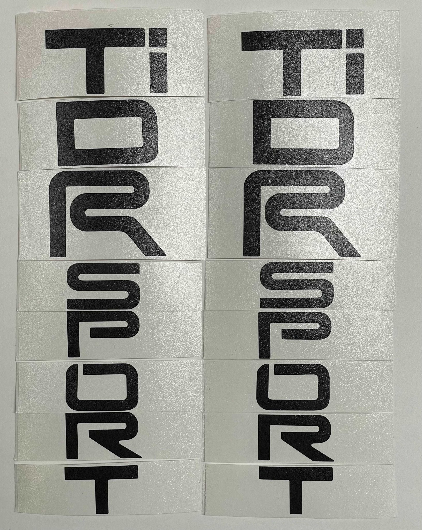 Premium Cast Vinyl Decal Letters for 2021-2024 4Runner TRD SPORT Emblems x2