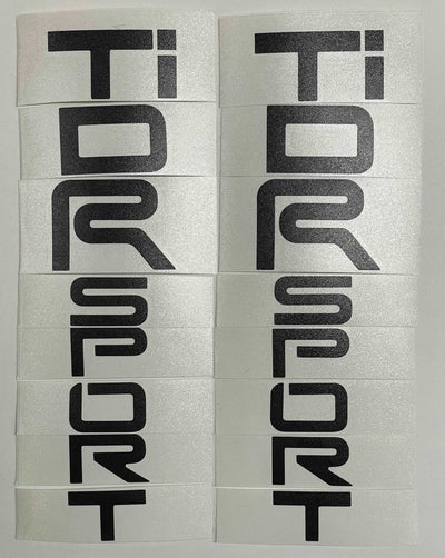 Premium Cast Vinyl Decal Letters for 2021-2024 4Runner TRD SPORT Emblems x2