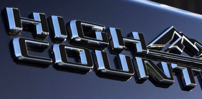 Premium Cast Vinyl Decal Letters for 2021-2025 Tahoe High Country Fender Emblems