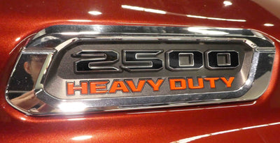 Premium Cast Vinyl Decal Numbers for 2019-2025 RAM 2500/3500 Hood x2
