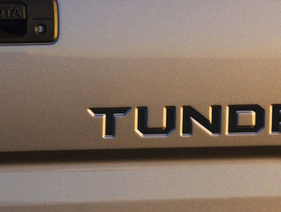 Premium Cast Vinyl Decal Letter Inserts for 2014-2021 Tundra Tailgate